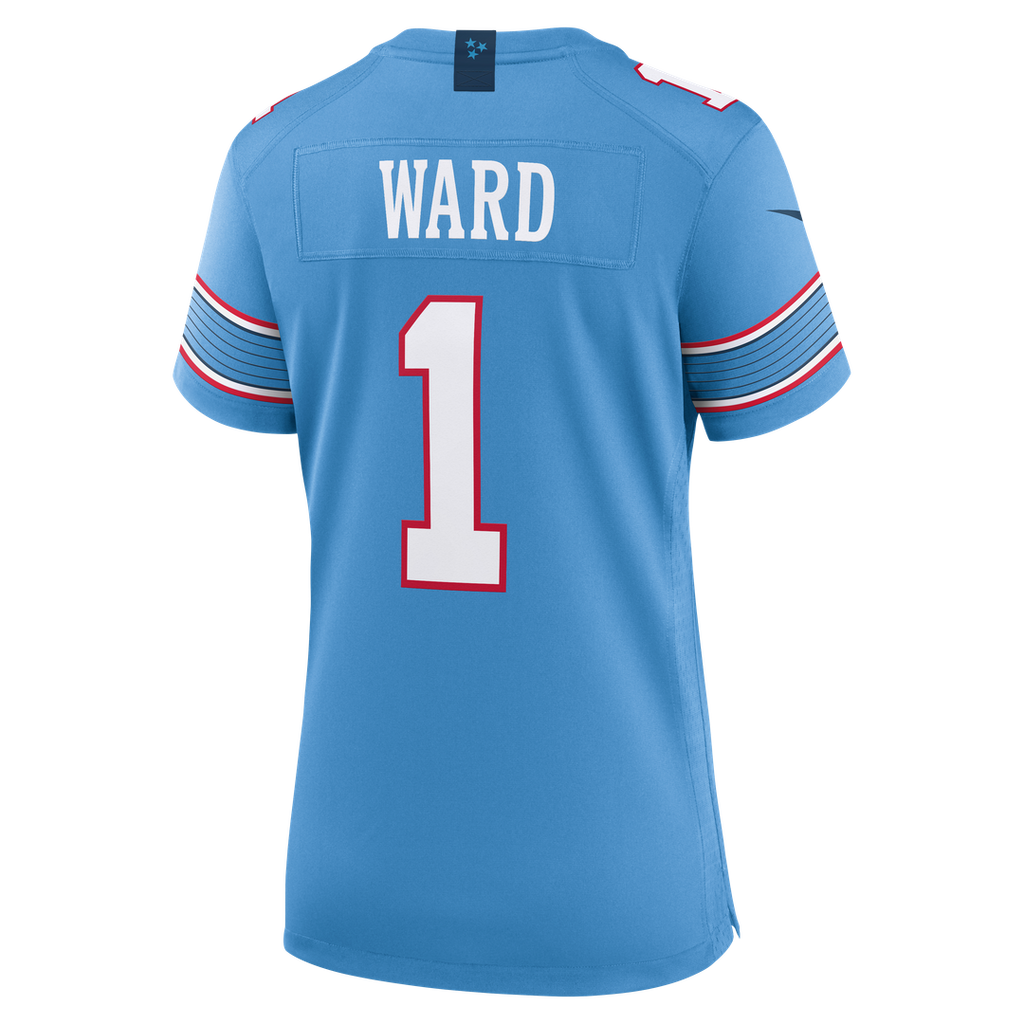 Cameron Ward Tennessee Titans Nike Women's Game Official Jersey - Light Blue