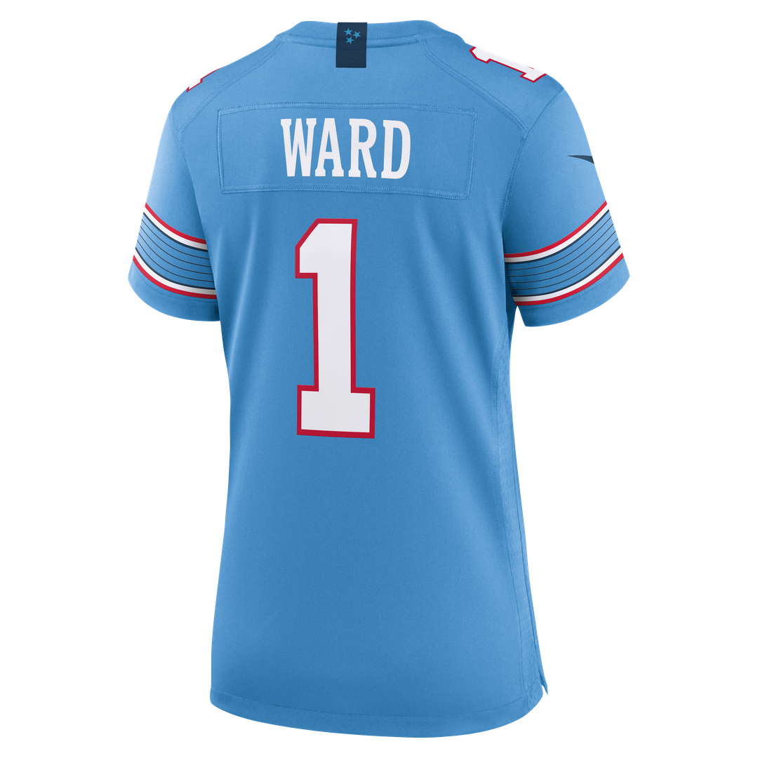Cameron Ward Tennessee Titans Nike Women's Game Official Jersey - Light Blue