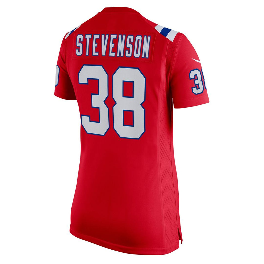 Rhamondre Stevenson New England Patriots Nike Women's  Team Game Official Jersey - Red