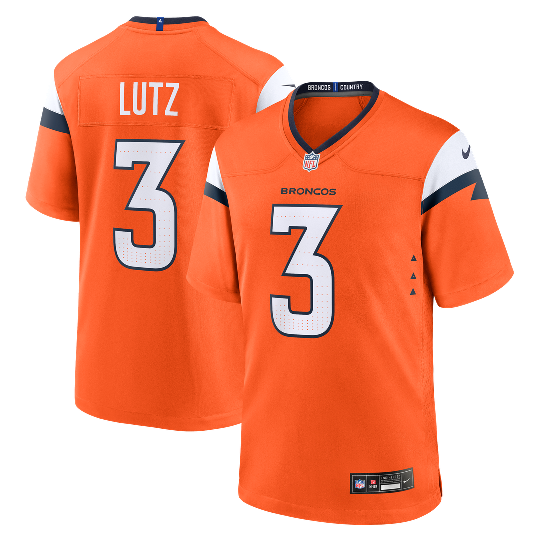 Wil Lutz Denver Broncos Nike Team Game Jersey - Orange