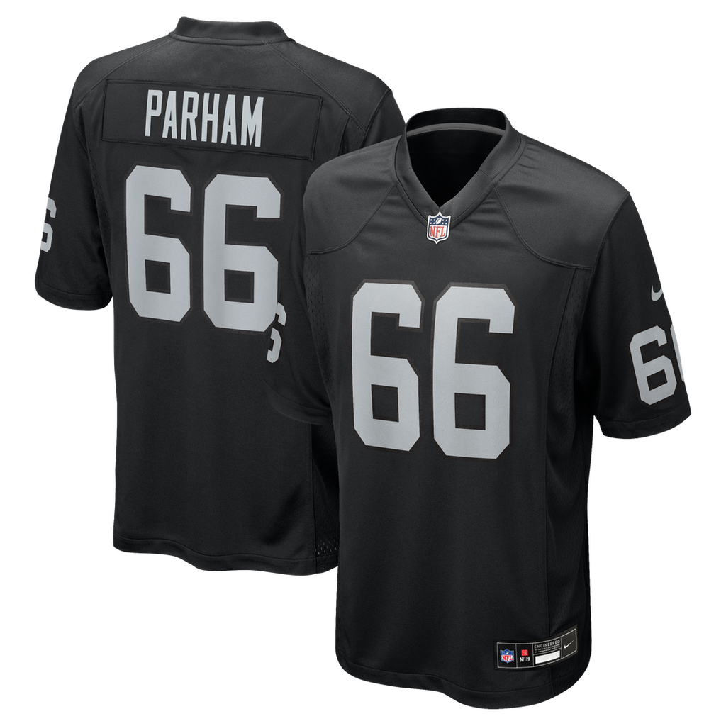 Dylan Parham Las Vegas Raiders Nike Game Player Official Jersey - Black