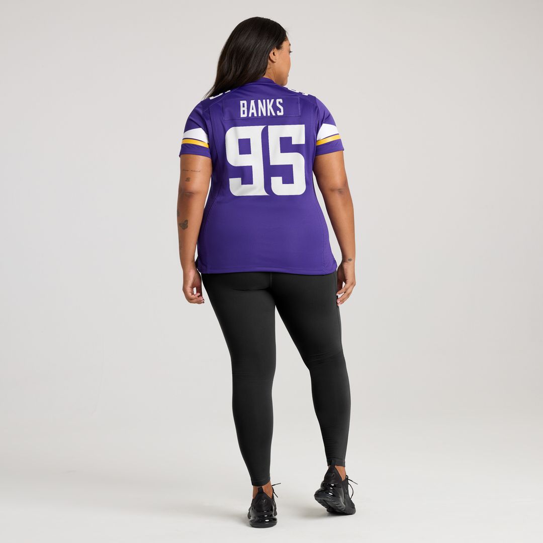 Caleb Banks Minnesota Vikings Nike Women's Team Game Official Jersey -  Purple