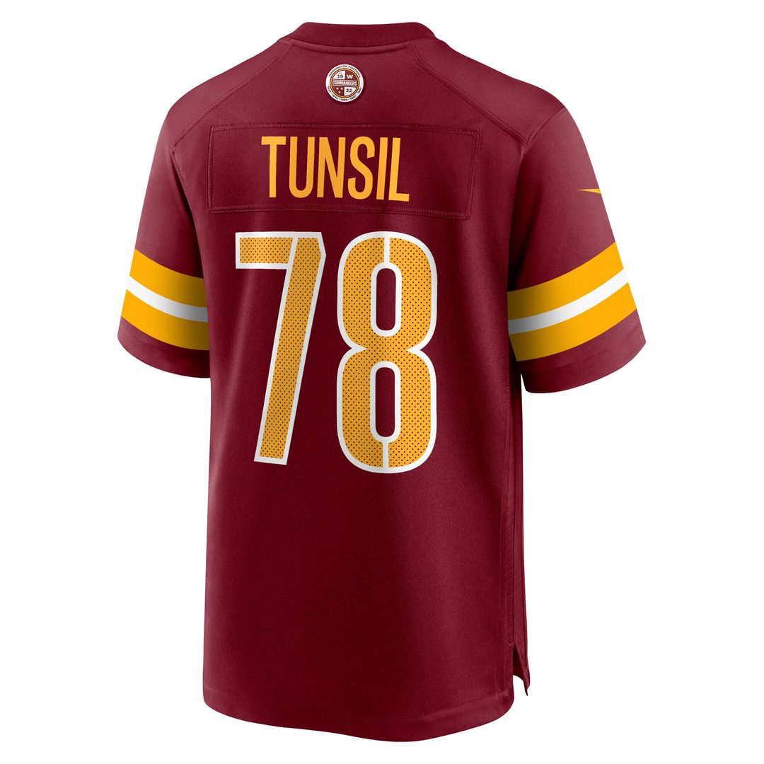Laremy Tunsil Washington Commanders Nike Team Game Jersey - Burgundy