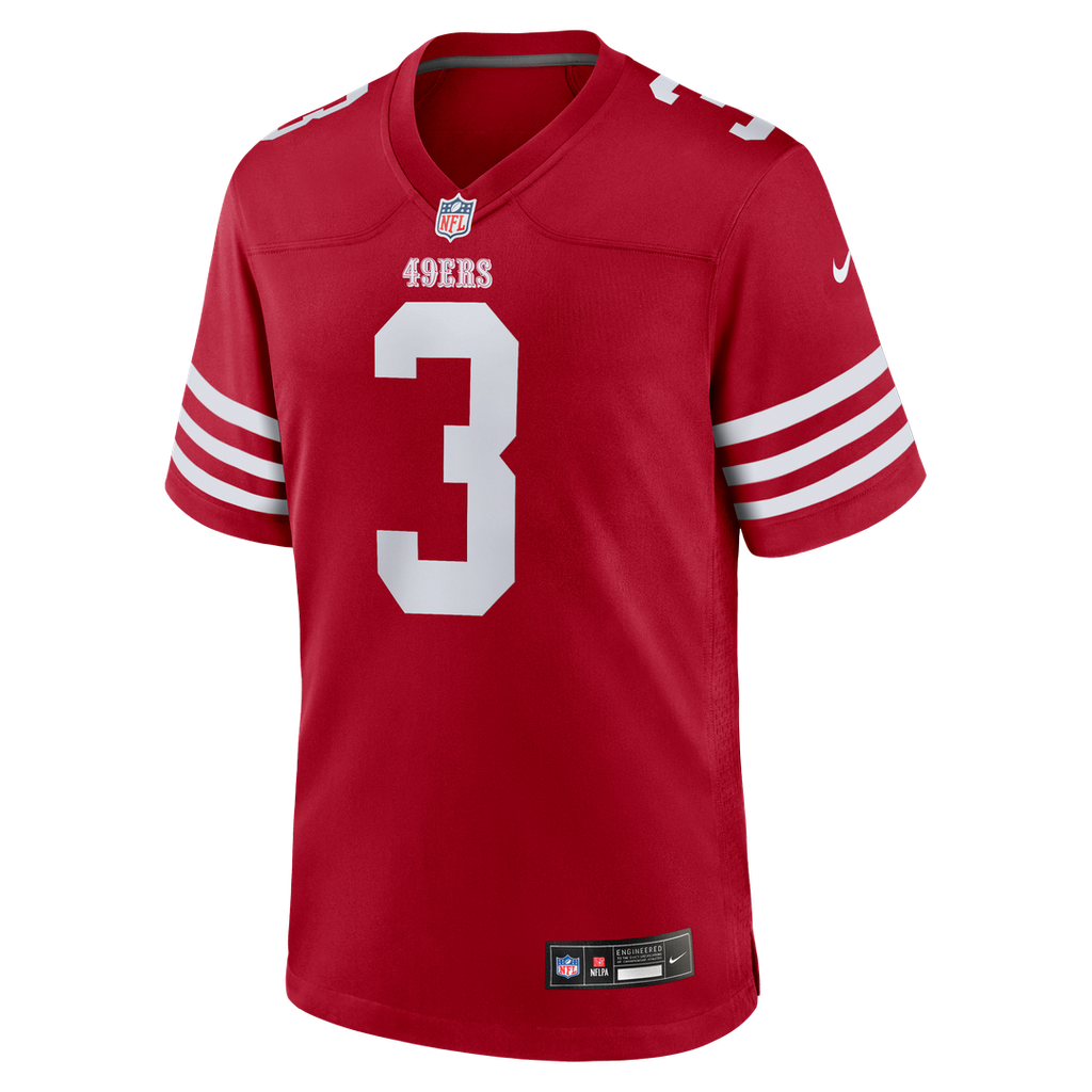 Christian Kirk San Francisco 49ers Nike Team Game Official Jersey -  Scarlet