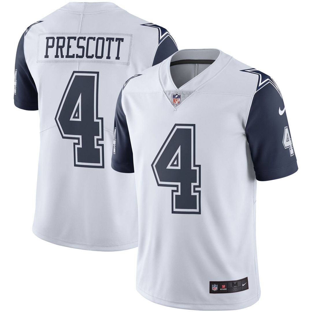 Dak Prescott Dallas Cowboys Nike Vapor Limited Player Official Jersey - Navy