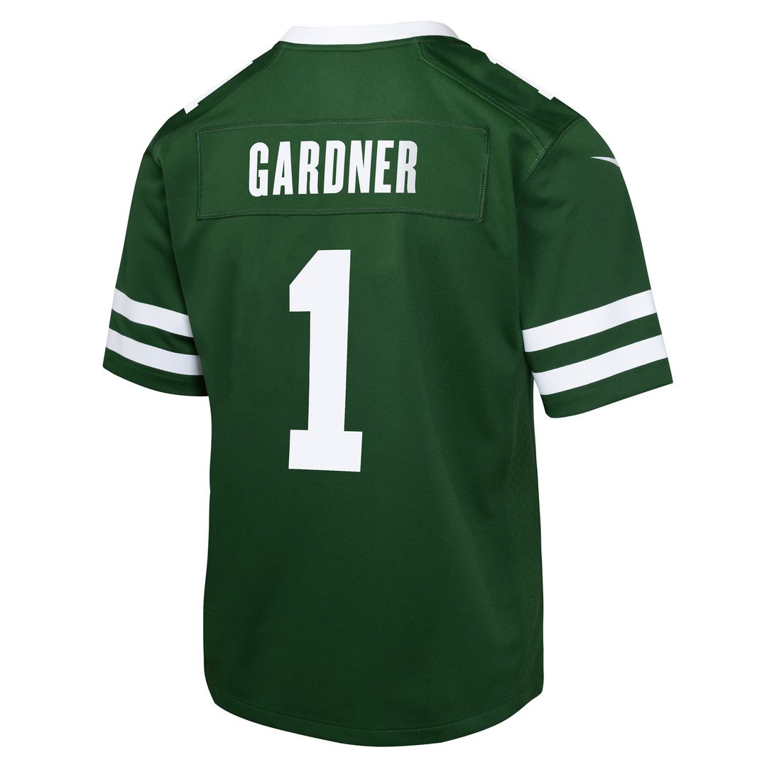 Ahmad Sauce Gardner New York Jets Nike Youth Game Official Jersey - Black