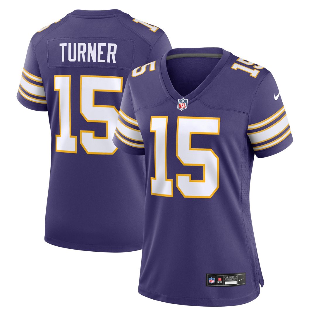 Dallas Turner Minnesota Vikings Nike Women's Alternate Game Official Jersey -  Purple