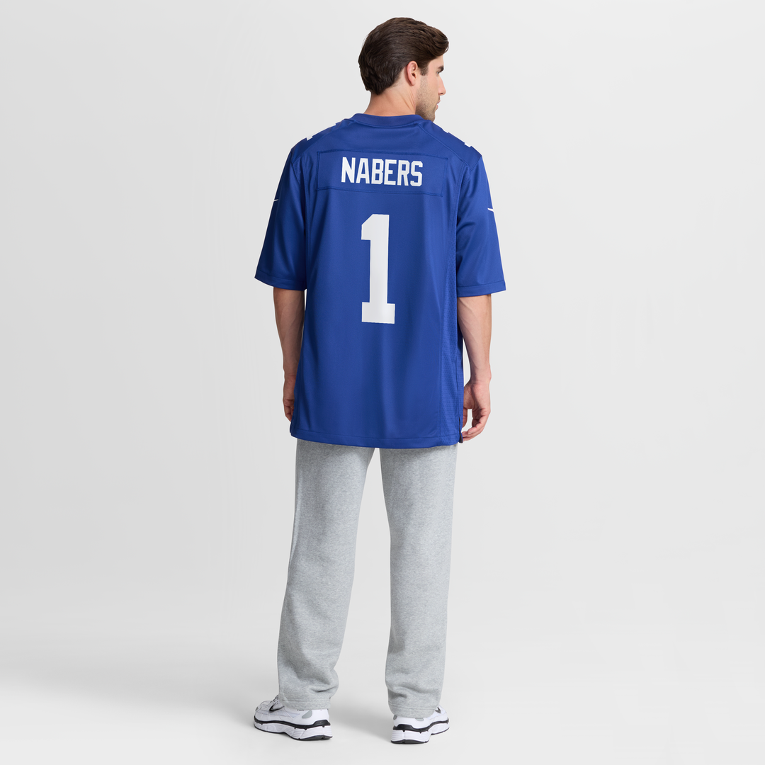 Malik Nabers New York Giants Nike Alternate Game Official Jersey - Century Red