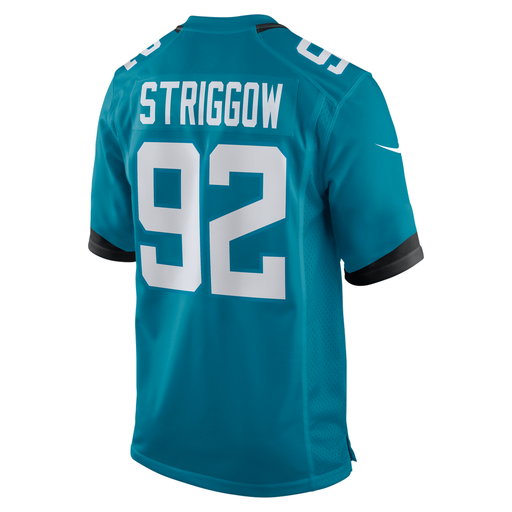 Danny Striggow Jacksonville Jaguars Nike Team Game Jersey - Teal
