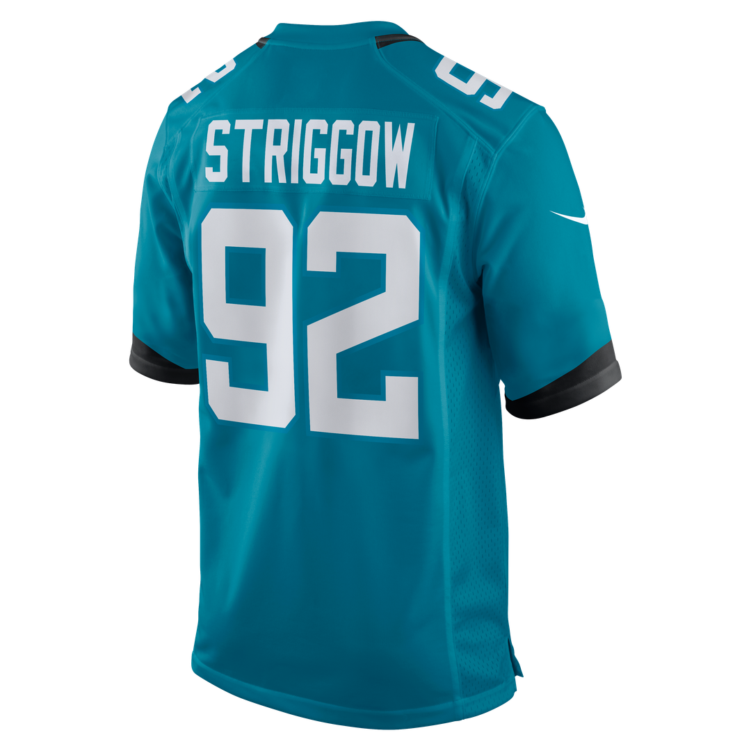 Danny Striggow Jacksonville Jaguars Nike Team Game Jersey - Teal