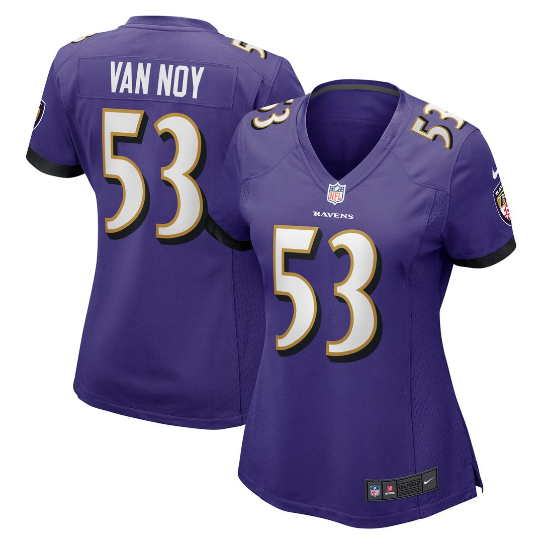 Kyle Van Noy Baltimore Ravens Nike Women's Game Jersey - Purple