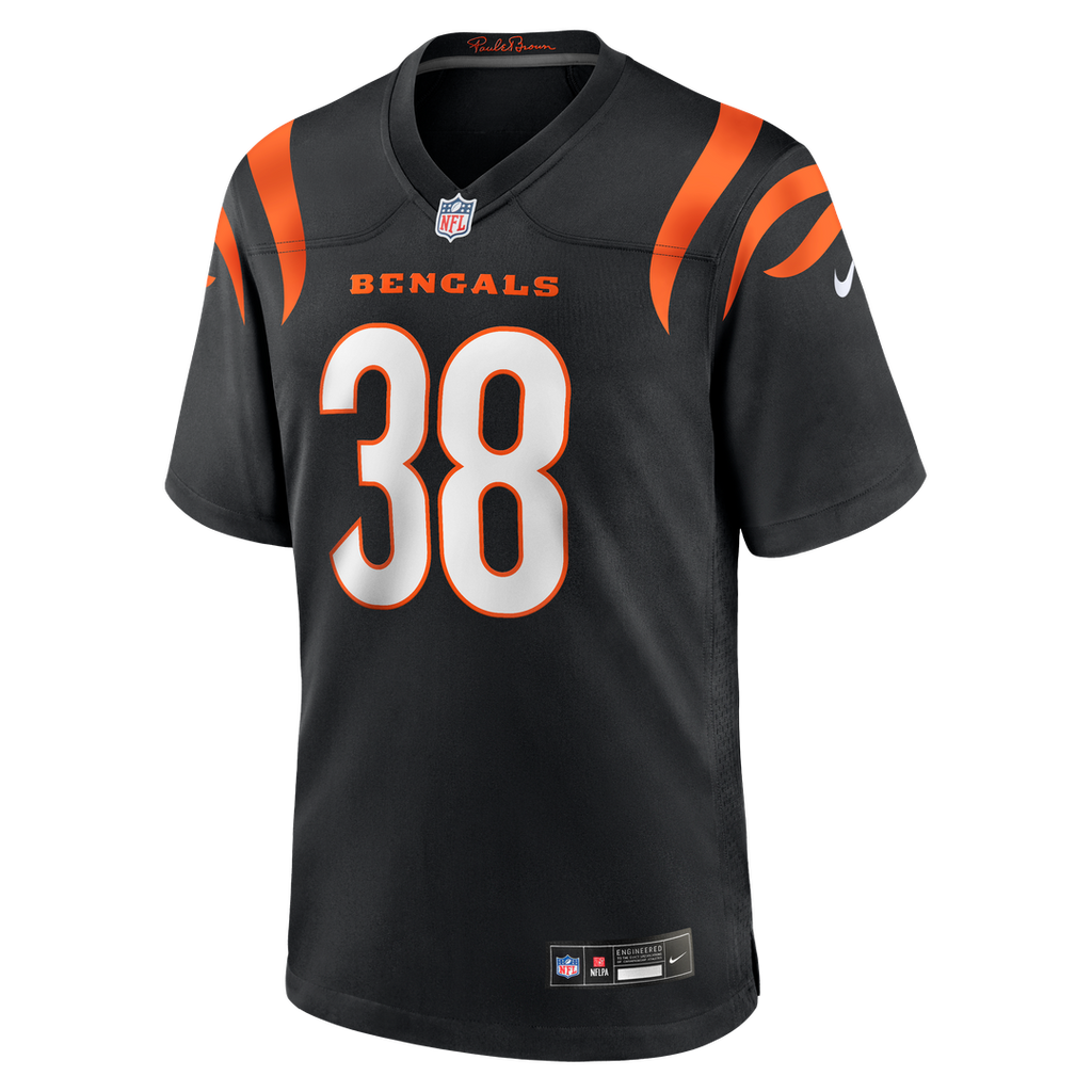 DJ Ivey Cincinnati Bengals Nike Team Game Jersey - Black