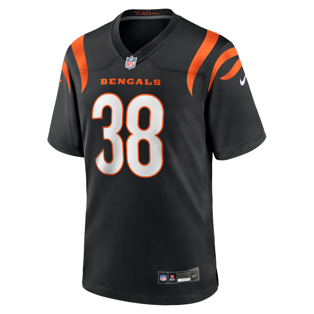 DJ Ivey Cincinnati Bengals Nike Team Game Jersey - Black