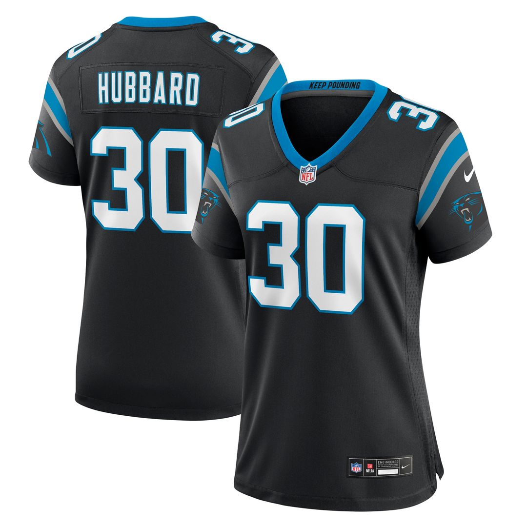 Chuba Hubbard Carolina Panthers Nike Women's Alternate Game Jersey - Blue