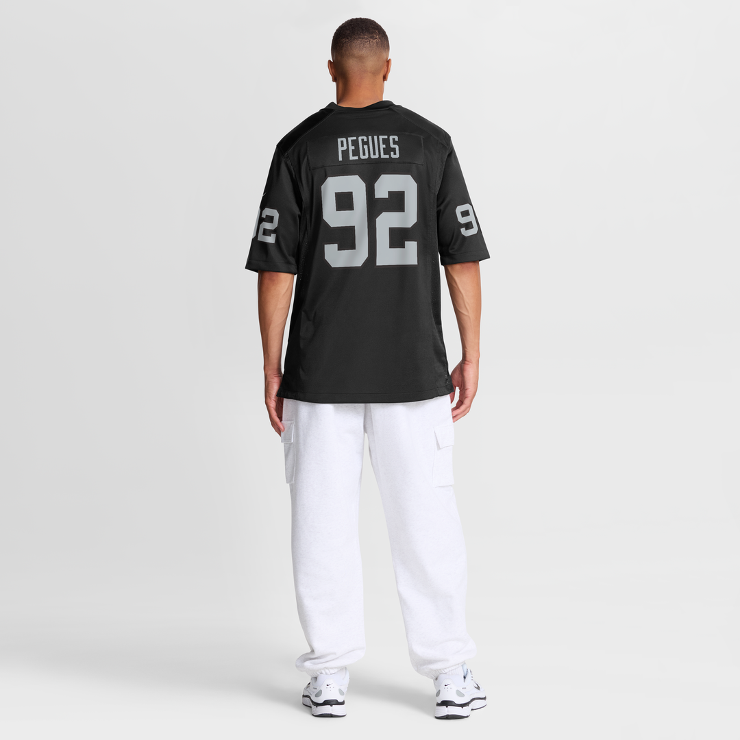 JJ Pegues Las Vegas Raiders Nike Team Game Jersey - Black