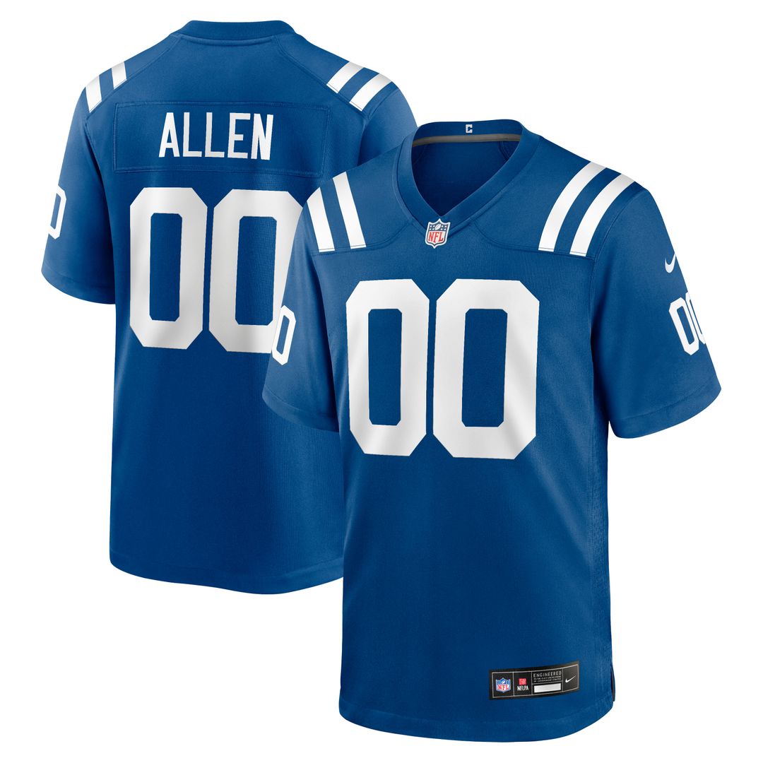 CJ Allen Indianapolis Colts Nike Game Official Jersey - Royal