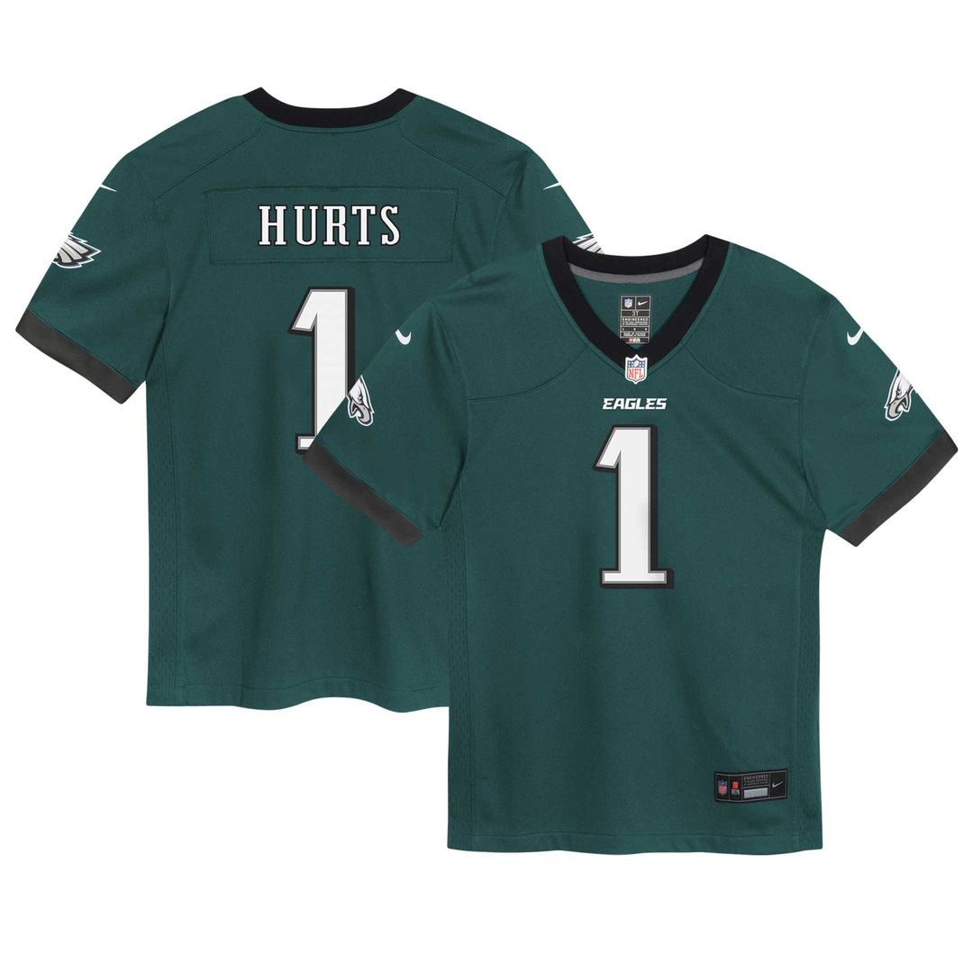 Jalen Hurts Philadelphia Eagles Nike Toddler Game Official Jersey - Kelly Green