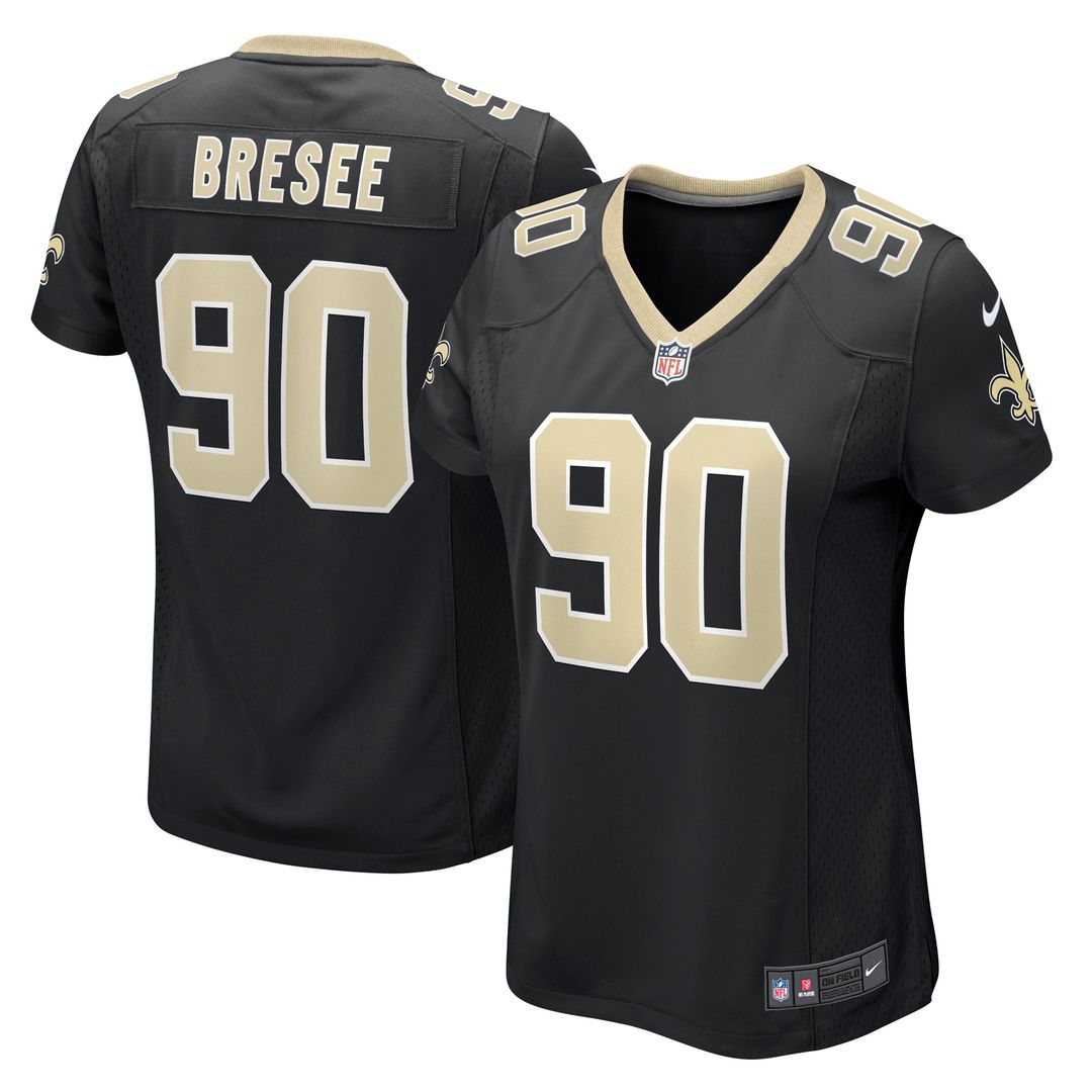 Bryan Bresee New Orleans Saints Nike Women's  Game Official Jersey -  Black