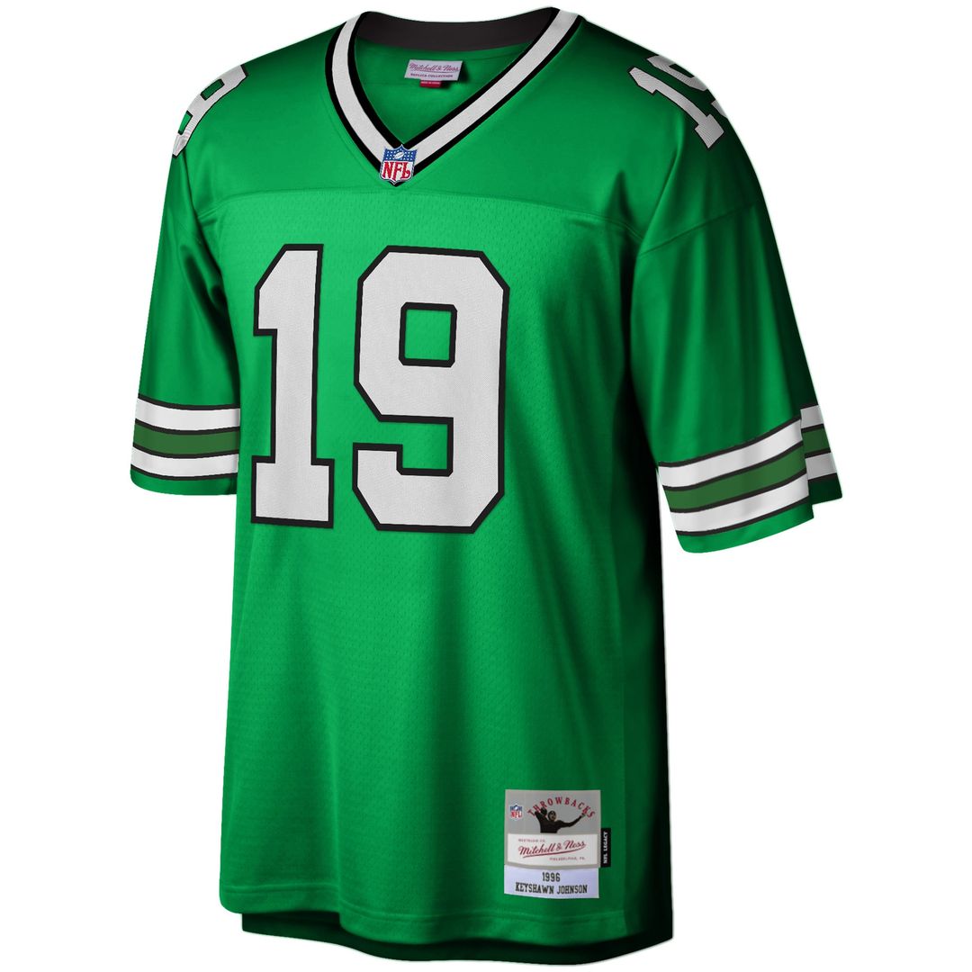 Keyshawn Johnson New York Jets Mitchell & Ness Legacy Replica Official Jersey - Kelly Green