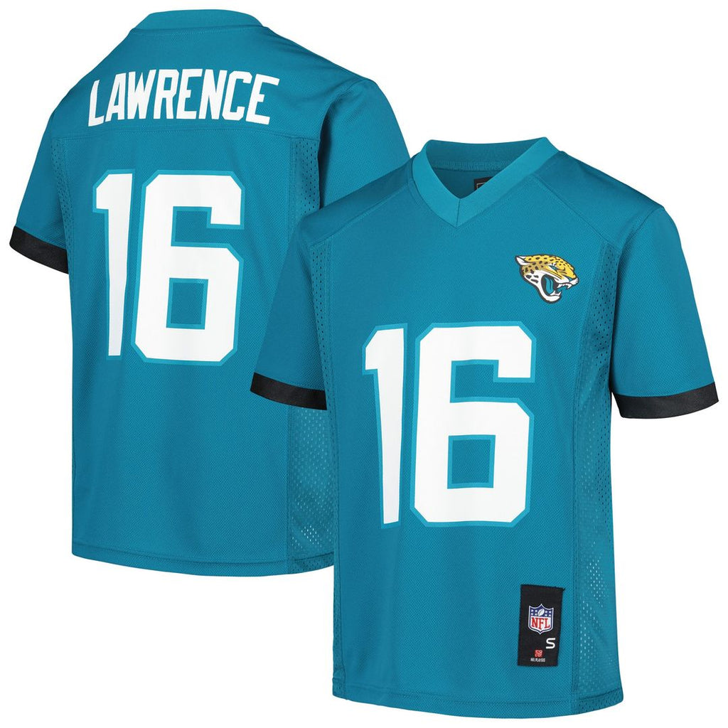 Trevor Lawrence Jacksonville Jaguars Youth Player Replica Jersey - Teal