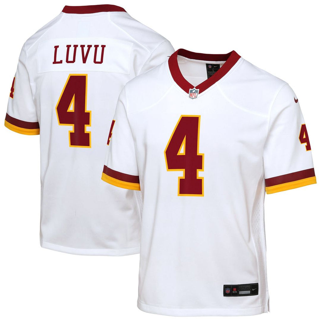 Frankie Luvu Washington Commanders Nike Youth Game Super Bowl Era Official Jersey - White