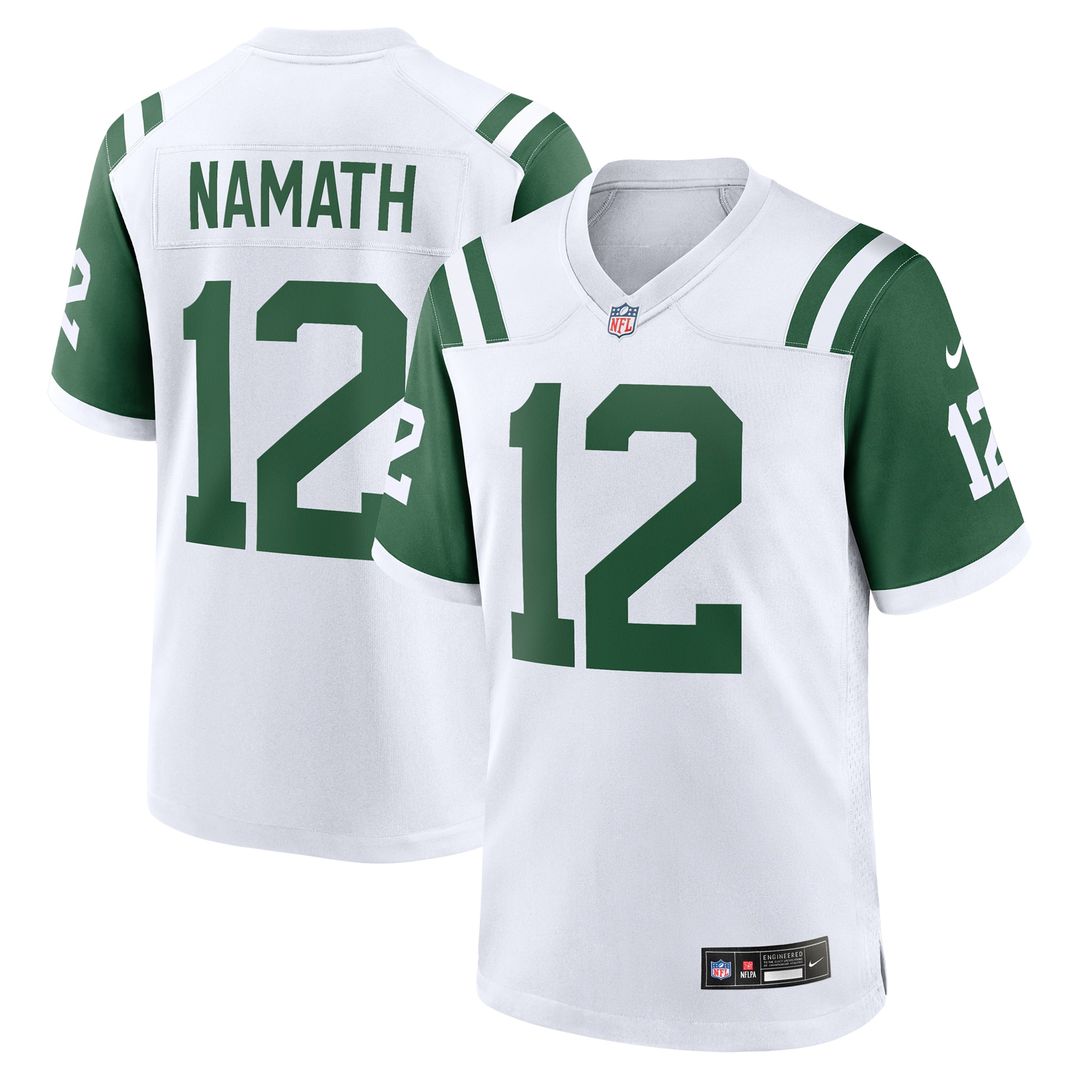 Joe Namath New York Jets Nike Alternate Retired Player Game Jersey - Legacy Black