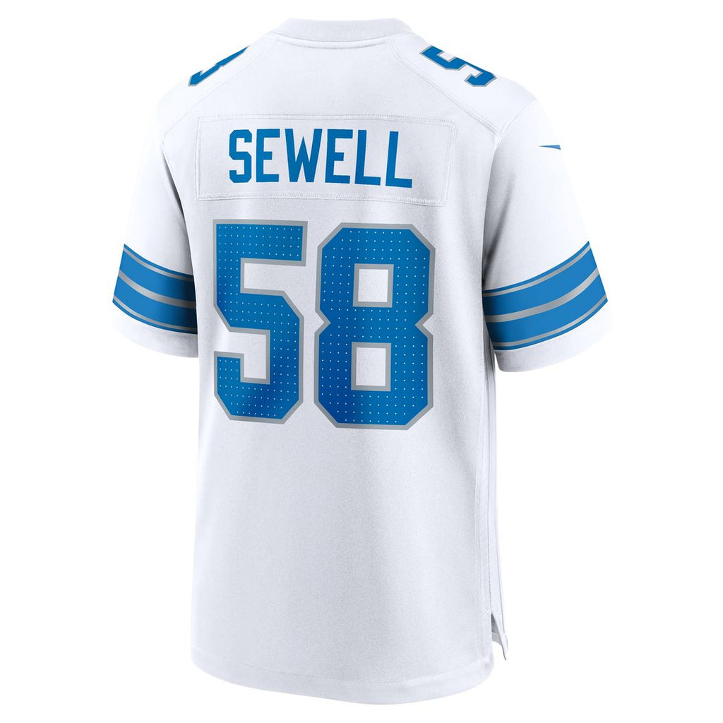 Penei Sewell Detroit Lions Nike Game Official Jersey - Blue