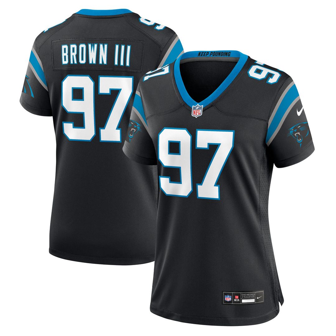 Bobby Brown III Carolina Panthers Nike Women's Team Game Official Jersey -  Black