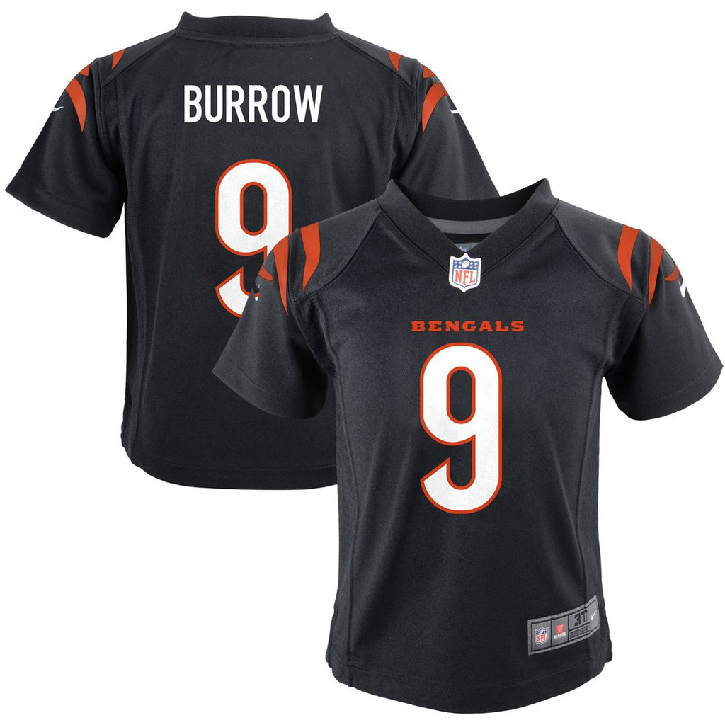 Joe Burrow Cincinnati Bengals Nike Infant Team  Player Game Official Jersey - Black