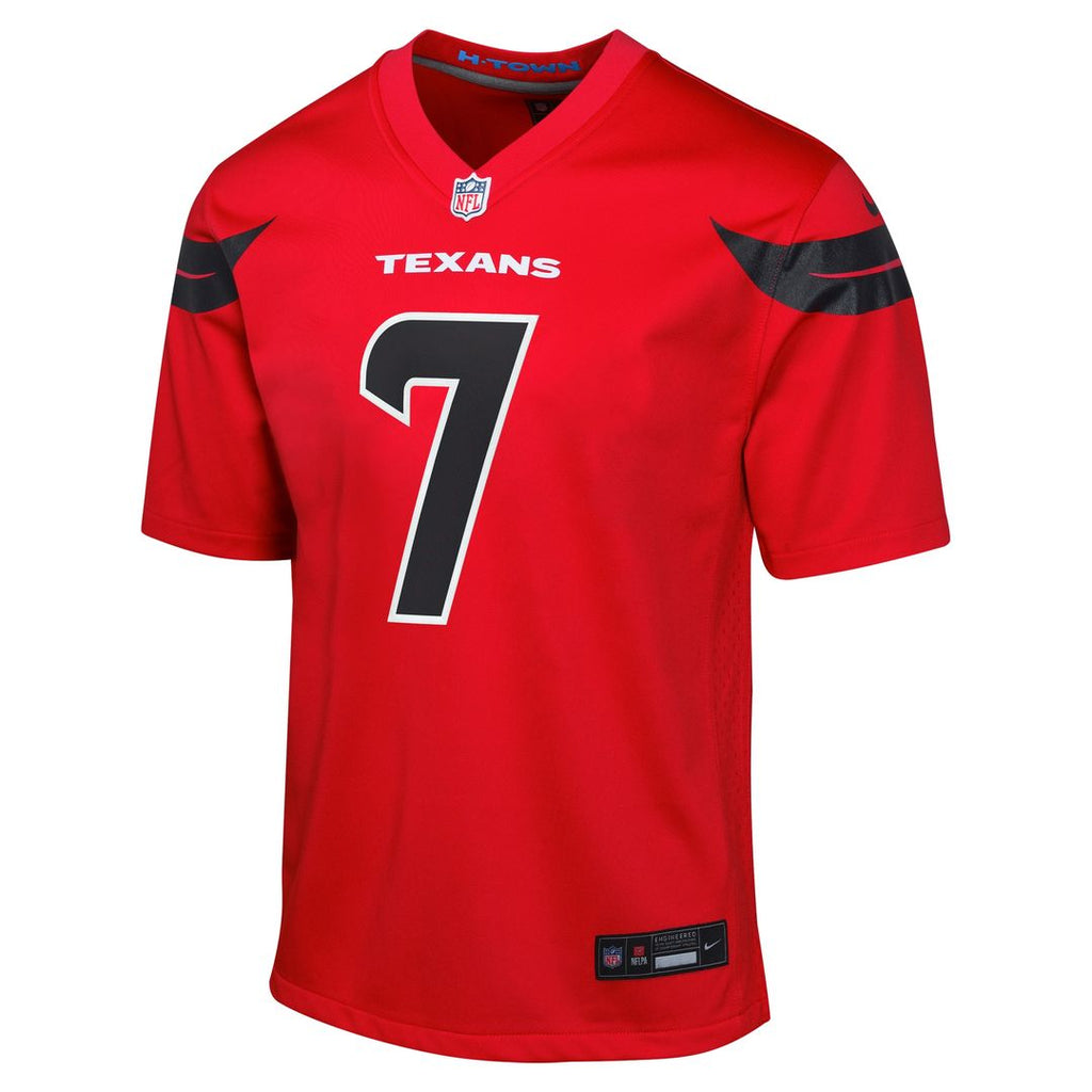 C.J. Stroud Houston Texans Nike Youth Game Official Jersey - Red