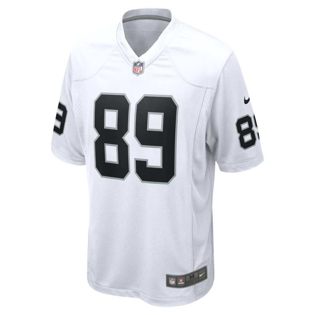 Brock Bowers Las Vegas Raiders Nike Game Official Jersey -  White