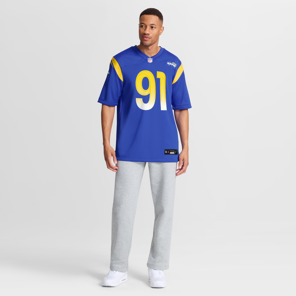 Kobie Turner Los Angeles Rams Nike Home Game Official Jersey - Royal
