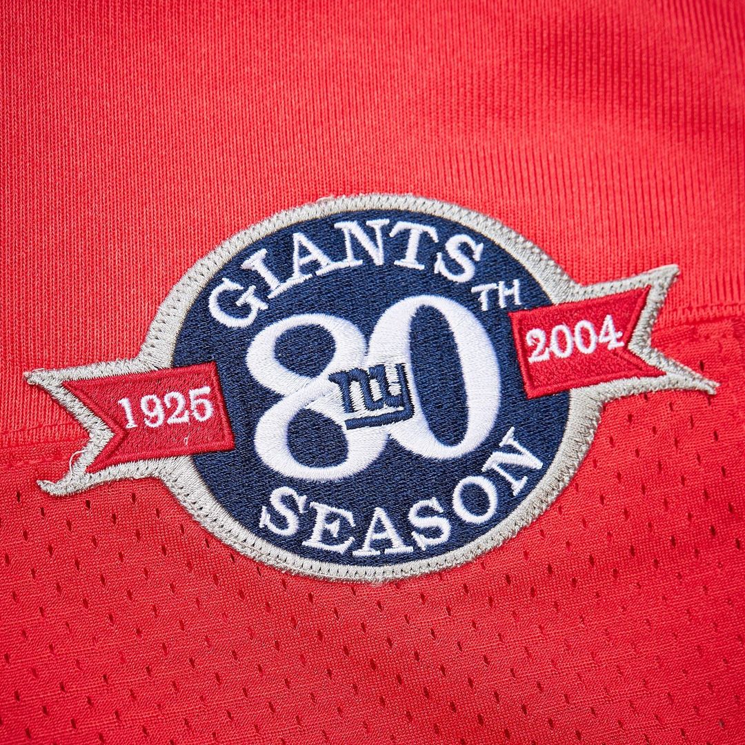 Eli Manning New York Giants 2004 Mitchell & Ness Authentic Throwback Retired Player Official Jersey - Red