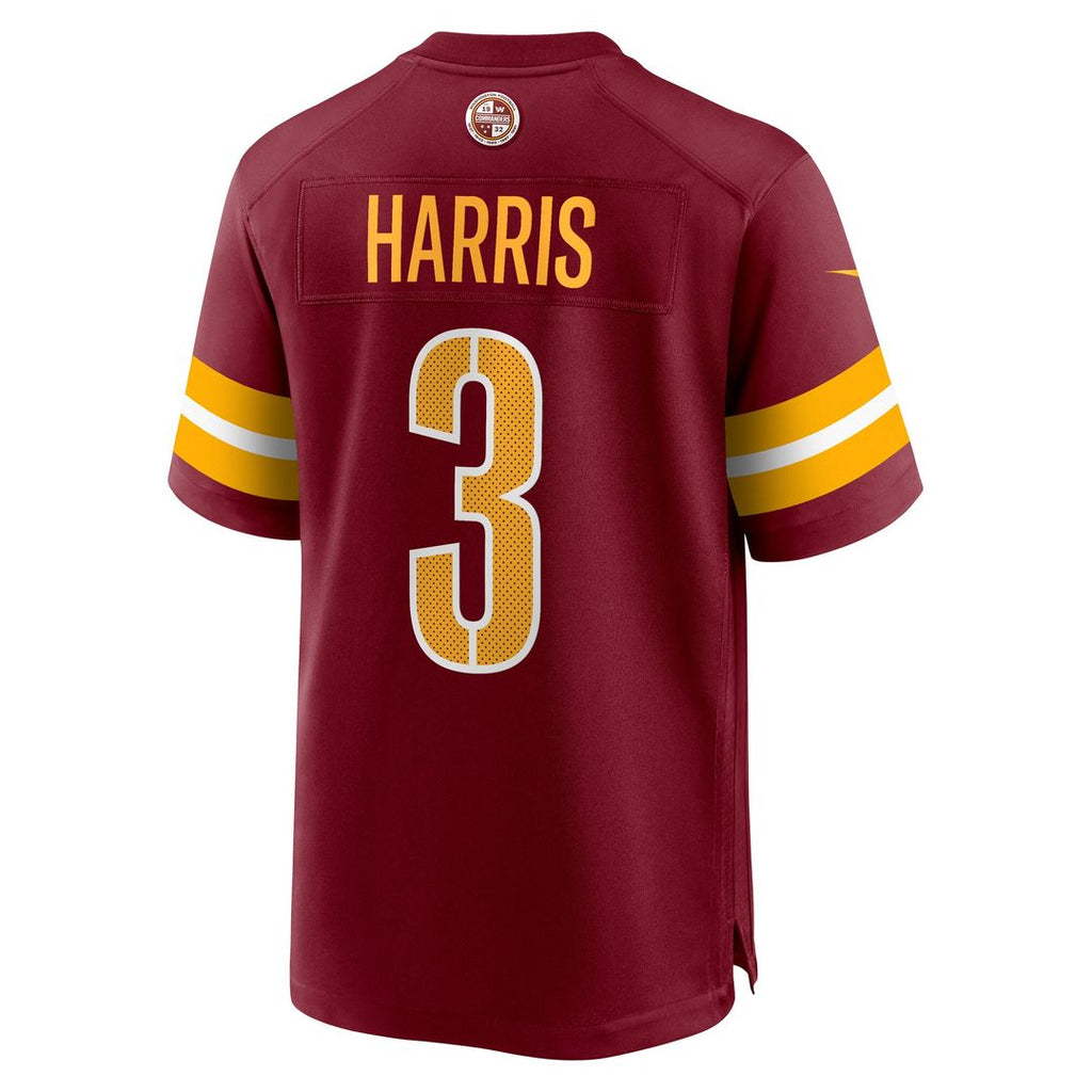 Will Harris Washington Commanders Nike Team Game Jersey - Burgundy