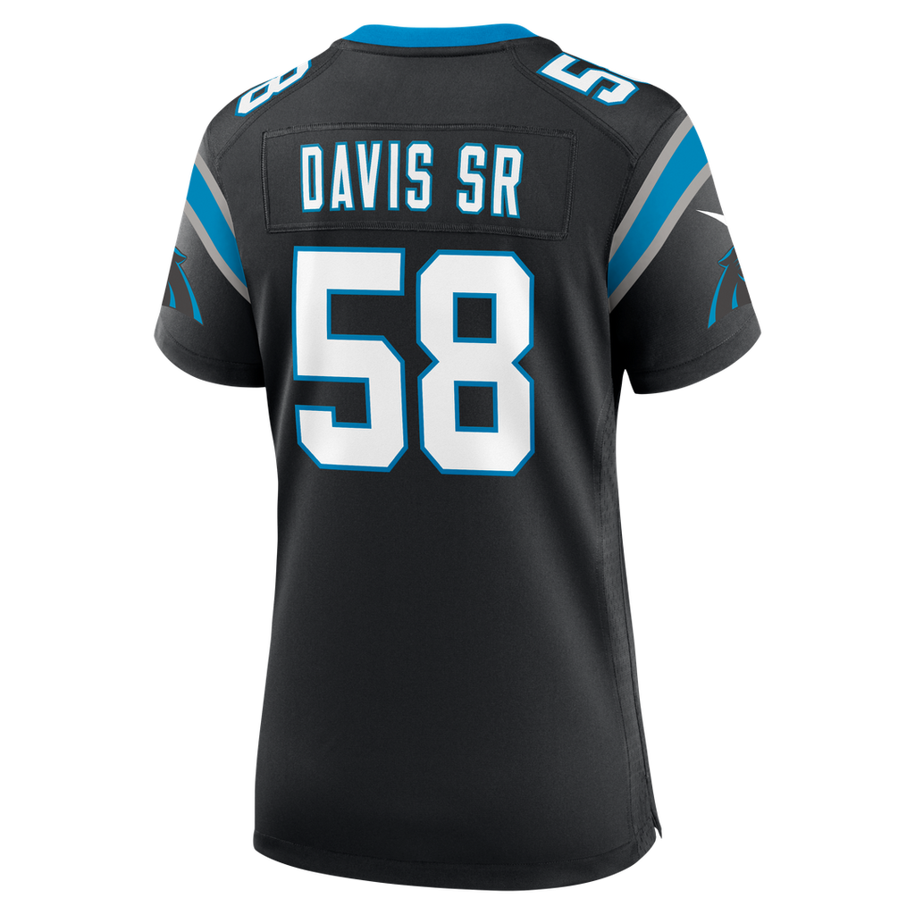 Thomas Davis Sr. Carolina Panthers Nike Women's Team Retired Game Official Jersey -  Black