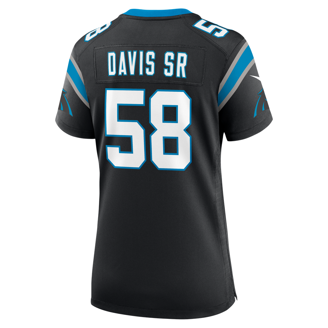Thomas Davis Sr. Carolina Panthers Nike Women's Team Retired Game Official Jersey -  Black