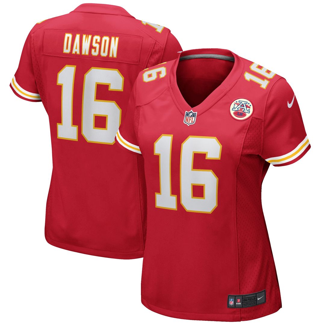 Len Dawson Kansas City Chiefs Nike Women's Game Retired Player Official Jersey - Red