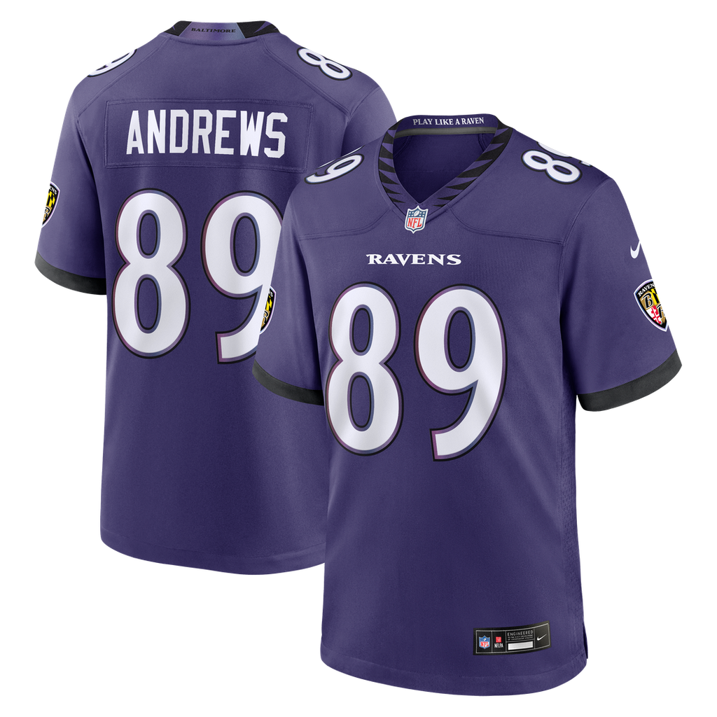 Mark Andrews Baltimore Ravens Nike Team Game Official Jersey - Purple