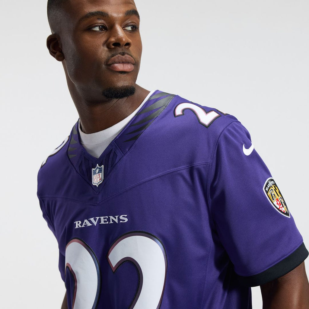 Derrick Henry Baltimore Ravens Nike Vapor F.U.S.E. Stitched Limited Official Jersey - White