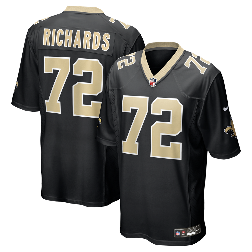 Asim Richards New Orleans Saints Nike Team Game Jersey - Black