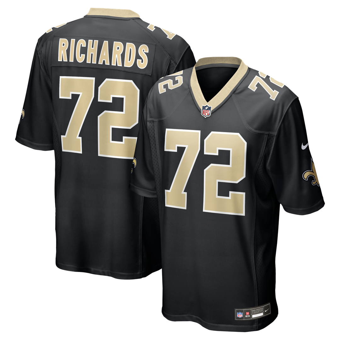 Asim Richards New Orleans Saints Nike Team Game Jersey - Black