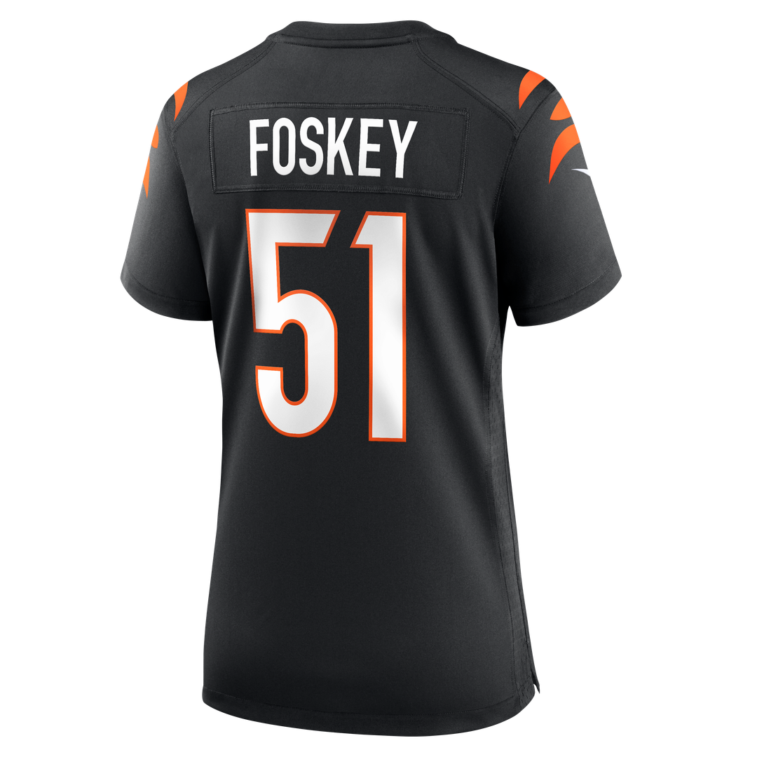 Isaiah Foskey Cincinnati Bengals Nike Women's Team Game Official Jersey -  Black