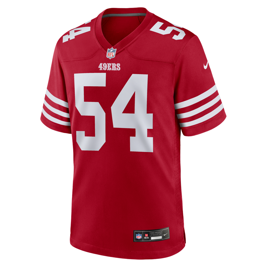 Fred Warner San Francisco 49ers Nike Team Game Player Official Jersey - White