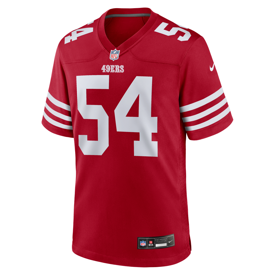 Fred Warner San Francisco 49ers Nike Team Game Player Official Jersey - White