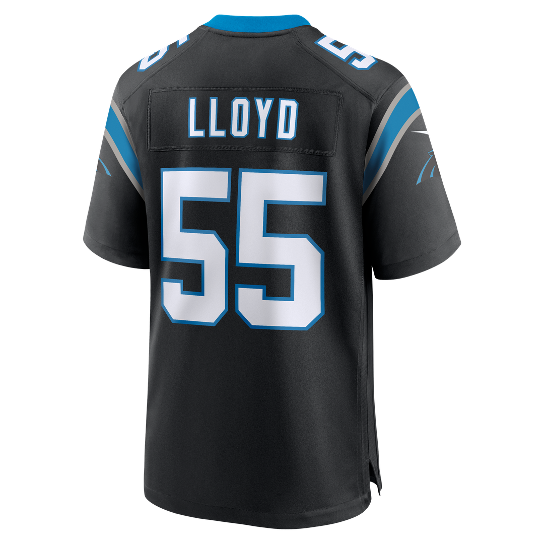Devin Lloyd Carolina Panthers Nike Team Game Official Jersey - Black