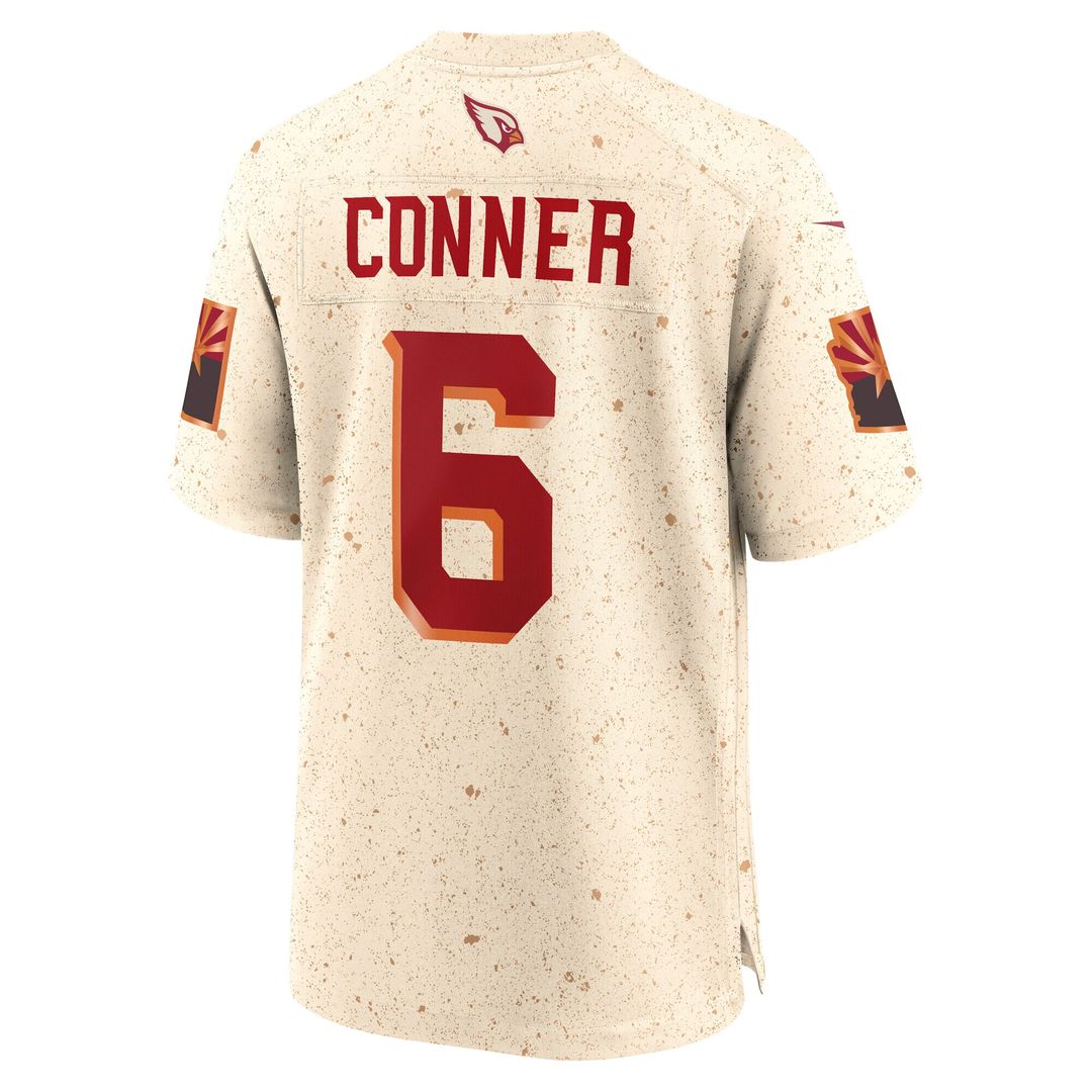 James Conner Arizona Cardinals Nike 2025 Rivalries Collection Game Official Jersey - Natural