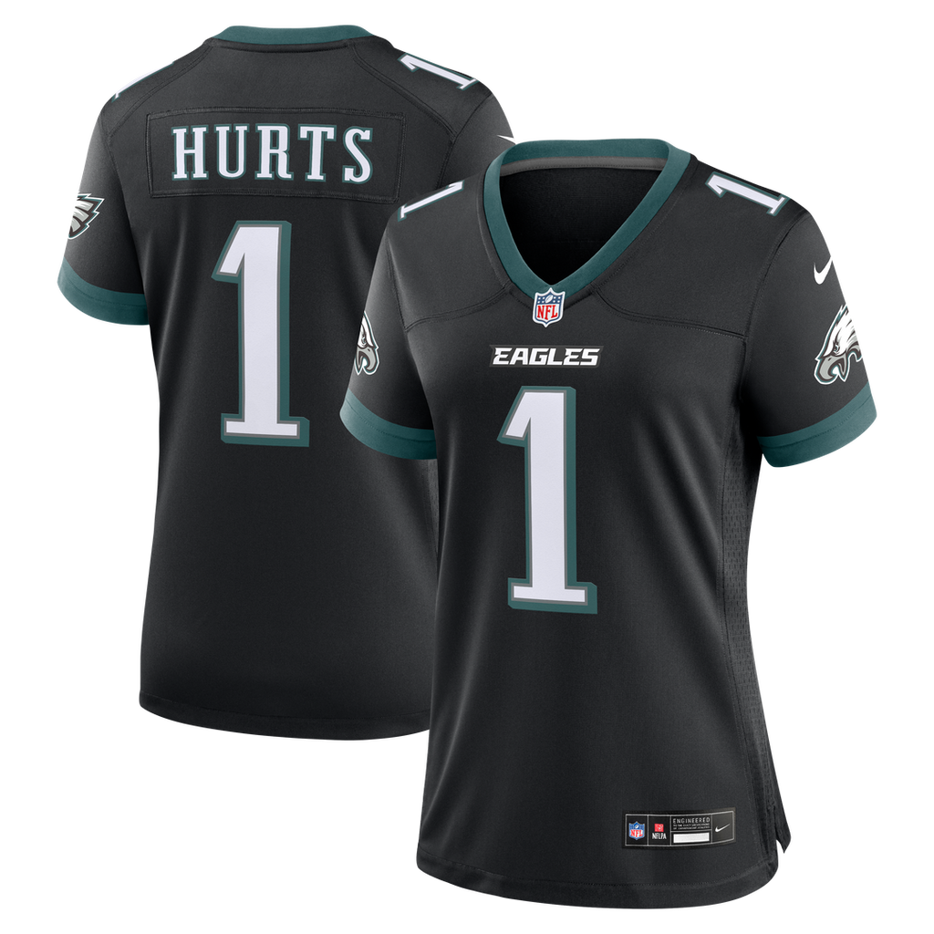 Jalen Hurts Philadelphia Eagles Nike Women's Alternate Game Jersey - Black