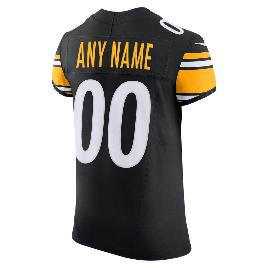 Pittsburgh Steelers Nike Vapor F.U.S.E. Elite Custom Official Jersey - Black