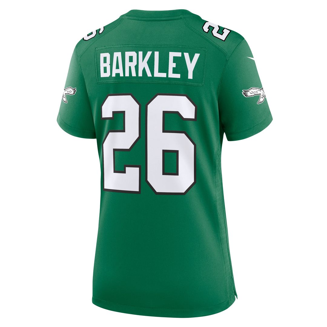 Saquon Barkley Philadelphia Eagles Nike Women's Alternate Game Official Jersey -  Kelly Green