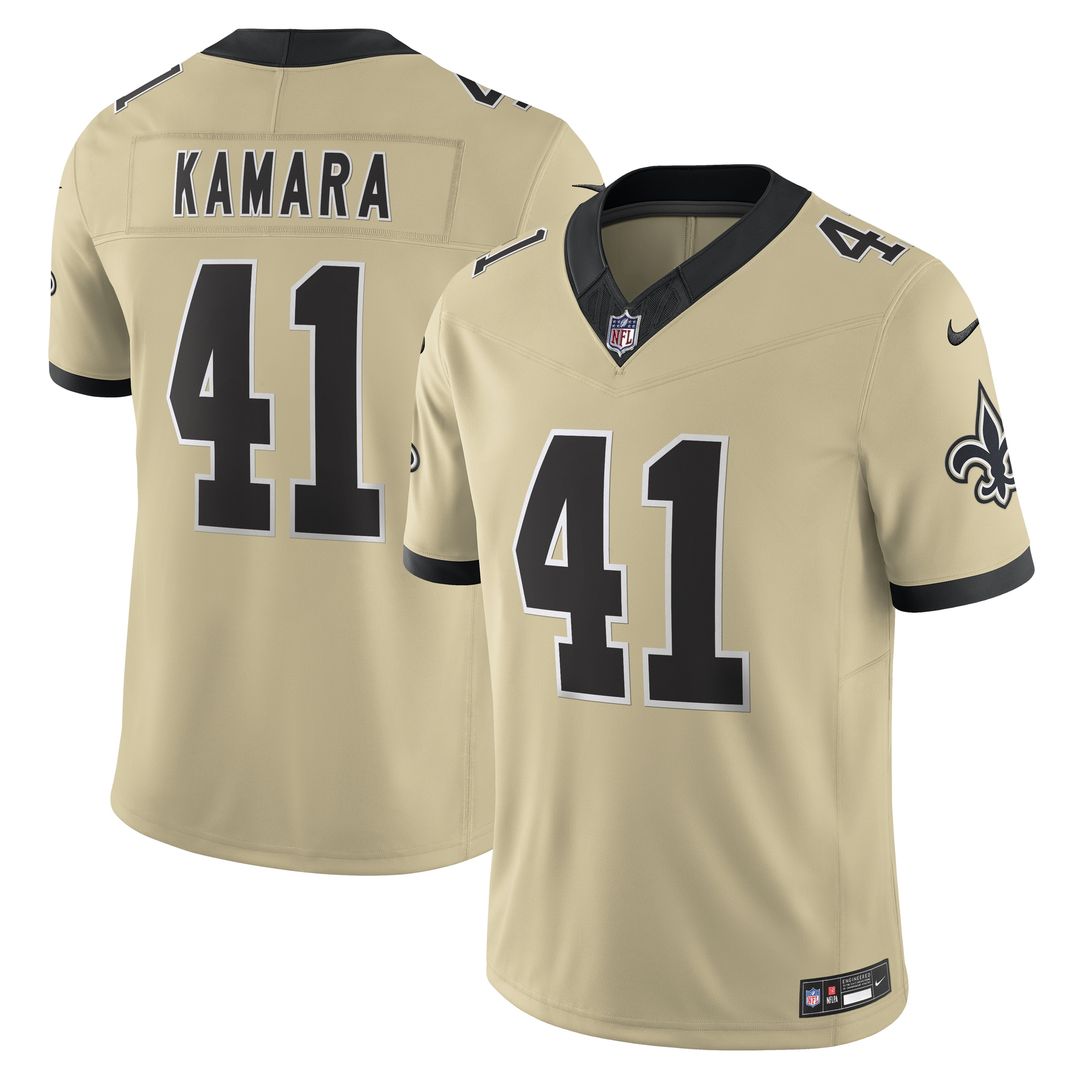 Alvin Kamara New Orleans Saints Nike Alternate Vapor F.U.S.E. Limited Official Jersey - White